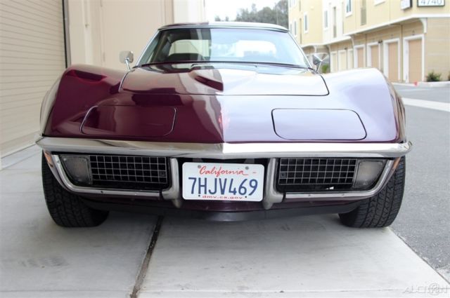 1970 Purple Chevrolet Corvette Convertible