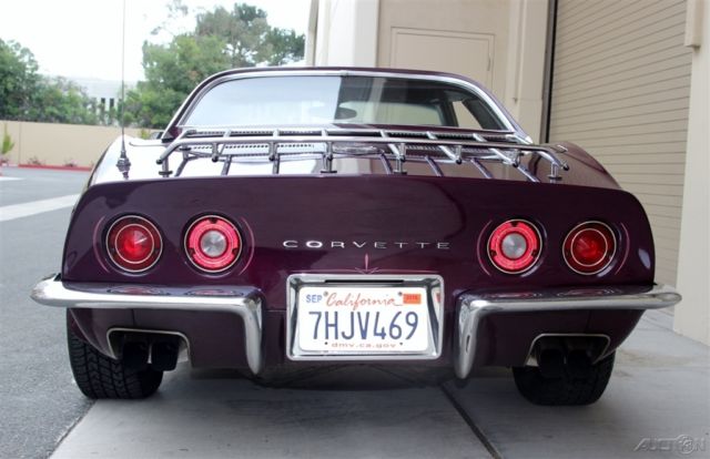1970 Purple Chevrolet Corvette Convertible