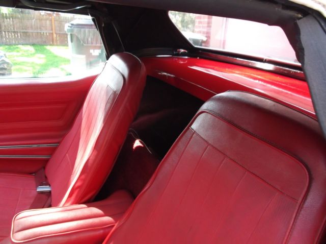 1970 Red Chevrolet Corvette Convertible