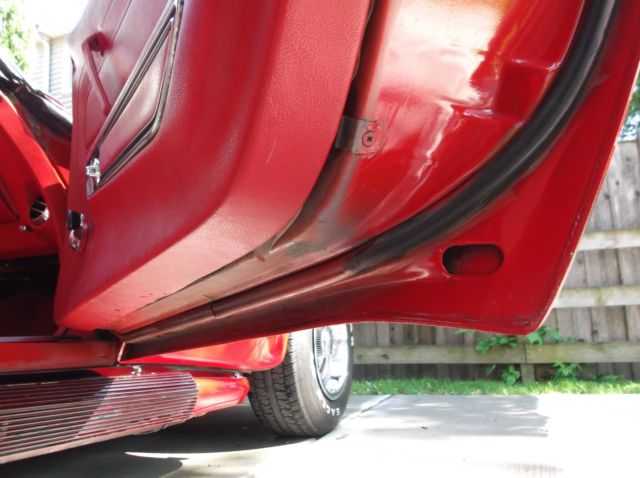1970 Red Chevrolet Corvette Convertible