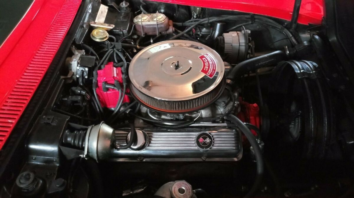 1970 Red Chevrolet Corvette Convertible