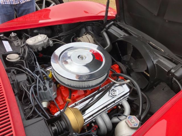 1970 Red Chevrolet Corvette Convertible