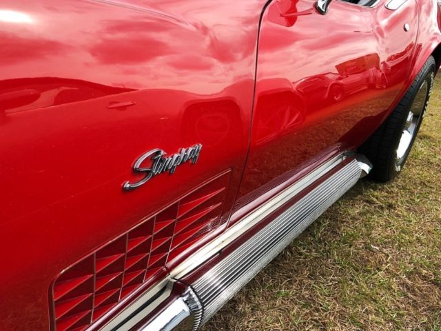1970 Red Chevrolet Corvette Convertible