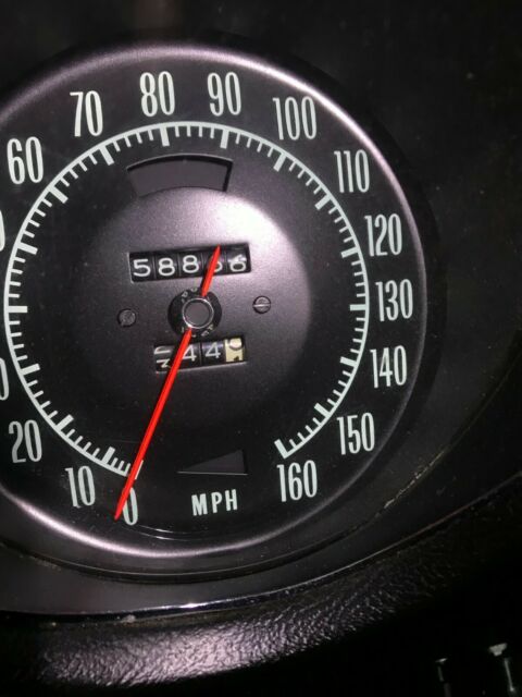 1970 Yellow Chevrolet Corvette Convertible