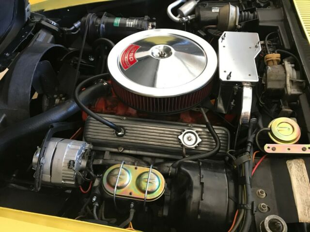 1970 Yellow Chevrolet Corvette Convertible