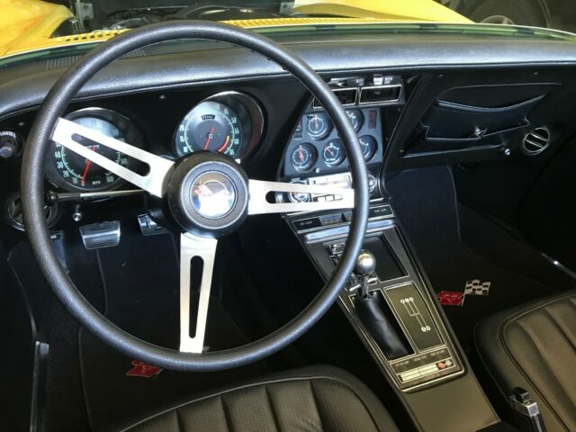 1970 Yellow Chevrolet Corvette Convertible