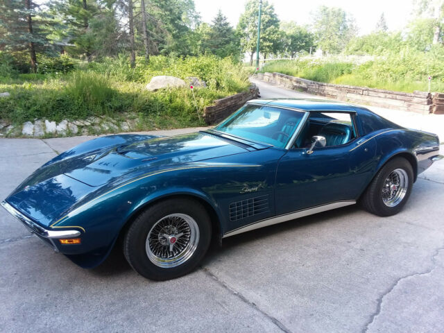 1970 Blue Chevrolet Corvette Coupe