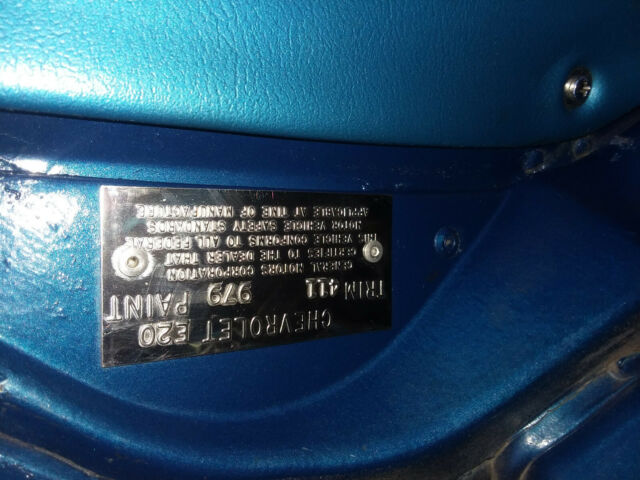 1970 Blue Chevrolet Corvette Coupe