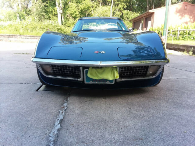 1970 Blue Chevrolet Corvette Coupe