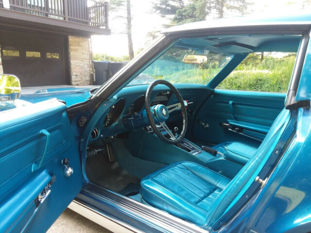 1970 Blue Chevrolet Corvette Coupe