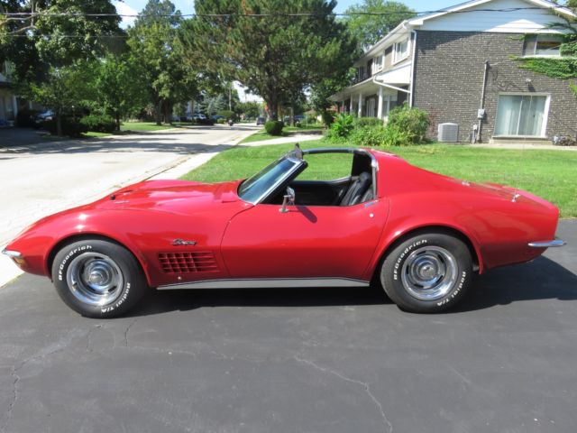 1970 Red Chevrolet Corvette Coupe