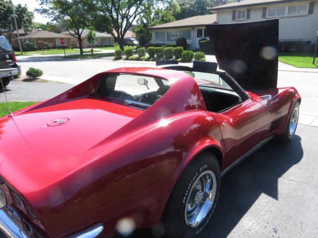 1970 Red Chevrolet Corvette Coupe