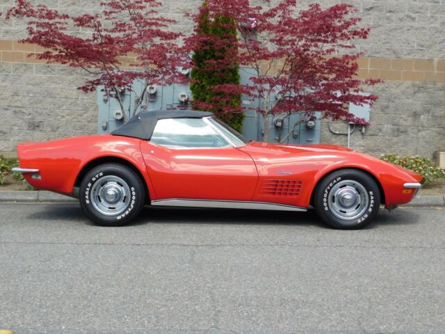 1970 Monza Red Chevrolet Corvette Convertible