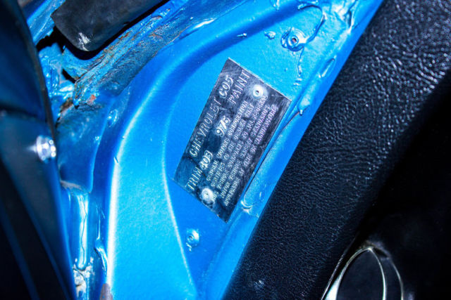 1970 Blue Chevrolet Corvette Convertible