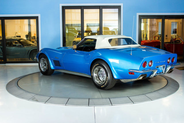 1970 Blue Chevrolet Corvette Convertible