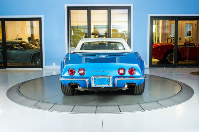 1970 Blue Chevrolet Corvette Convertible