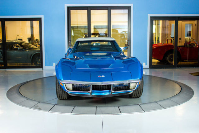 1970 Blue Chevrolet Corvette Convertible