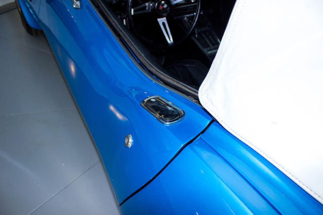 1970 Blue Chevrolet Corvette Convertible