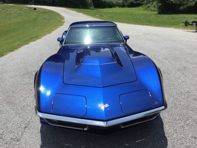 1970 Blue Chevrolet Corvette