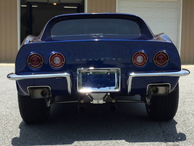 1970 Blue Chevrolet Corvette
