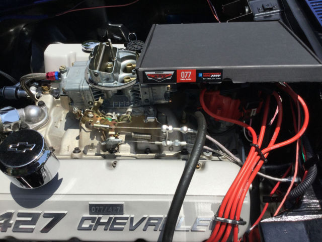 1970 Blue Chevrolet Corvette