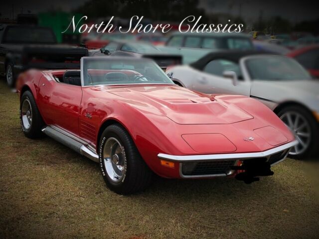 1970 Red Chevrolet Corvette Convertible