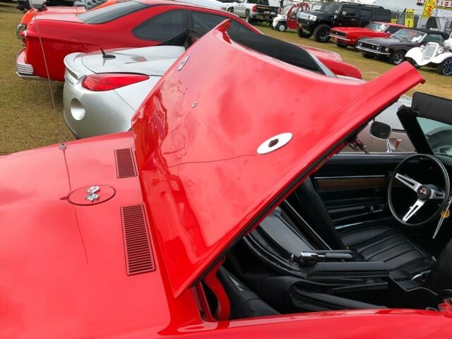 1970 Red Chevrolet Corvette Convertible