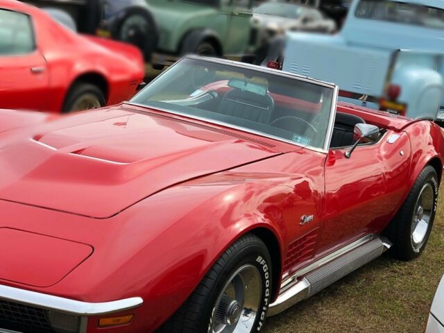 1970 Red Chevrolet Corvette Convertible