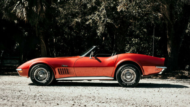 1970 Red Chevrolet Corvette Convertible