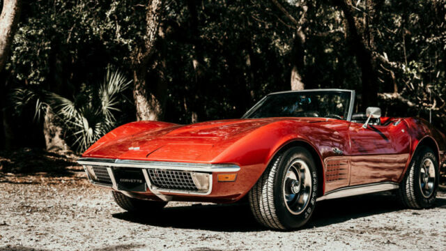1970 Red Chevrolet Corvette Convertible