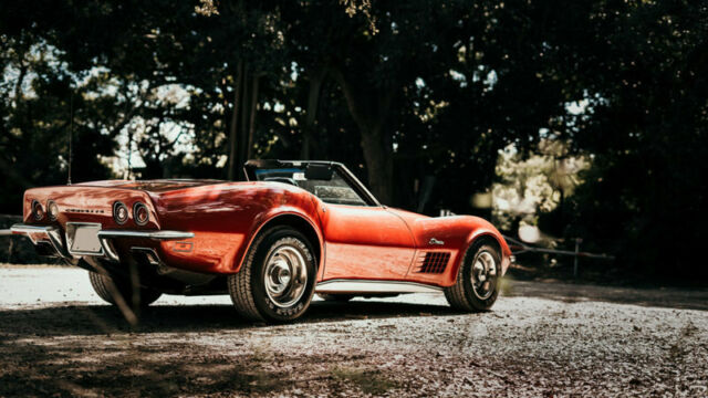 1970 Red Chevrolet Corvette Convertible