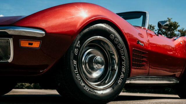 1970 Red Chevrolet Corvette Convertible