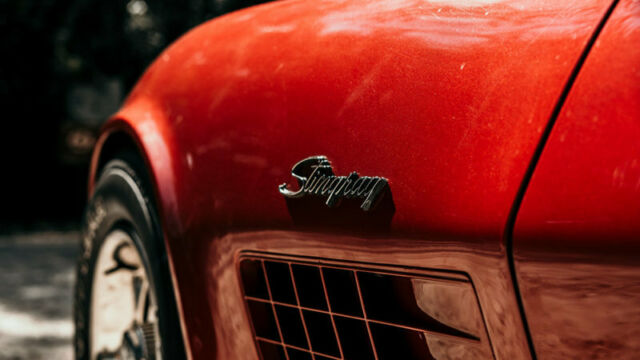 1970 Red Chevrolet Corvette Convertible