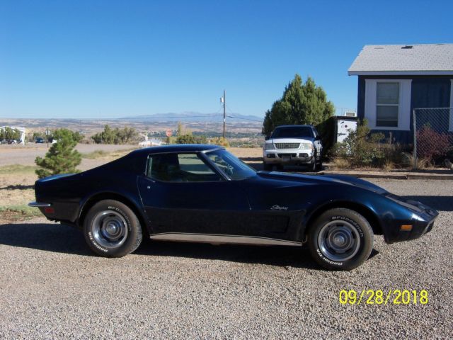 1970 Blue Chevrolet Corvette Coupe