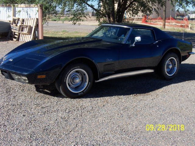 1970 Blue Chevrolet Corvette Coupe