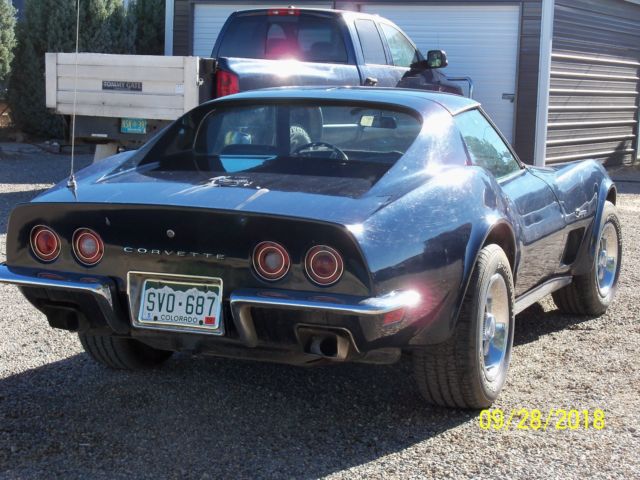 1970 Blue Chevrolet Corvette Coupe