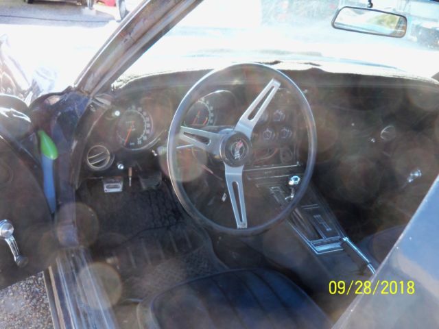 1970 Blue Chevrolet Corvette Coupe