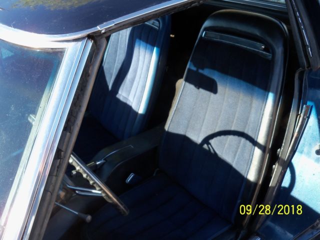 1970 Blue Chevrolet Corvette Coupe