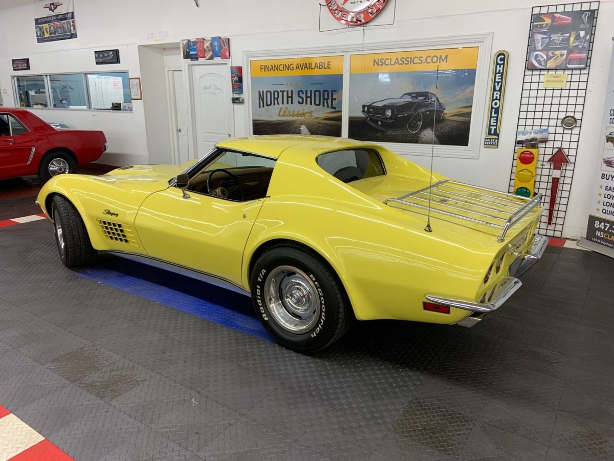 1970 Yellow Chevrolet Corvette Coupe