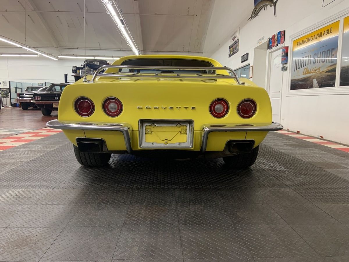 1970 Yellow Chevrolet Corvette Coupe