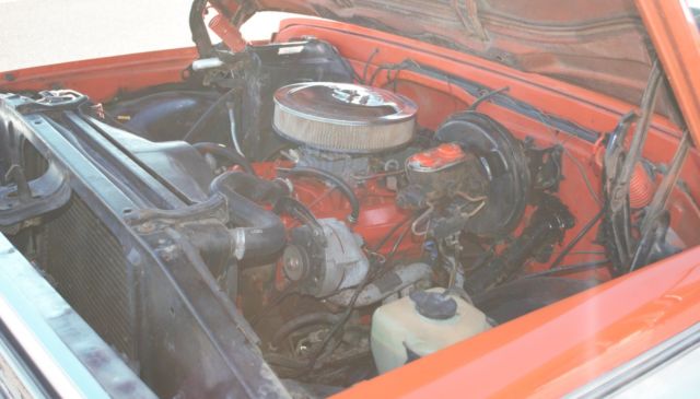 1970 Orange Chevrolet C-10 Standard Cab Pickup