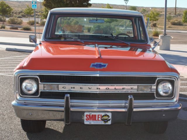 1970 Orange Chevrolet C-10 Standard Cab Pickup