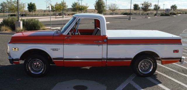 1970 Orange Chevrolet C-10 Standard Cab Pickup