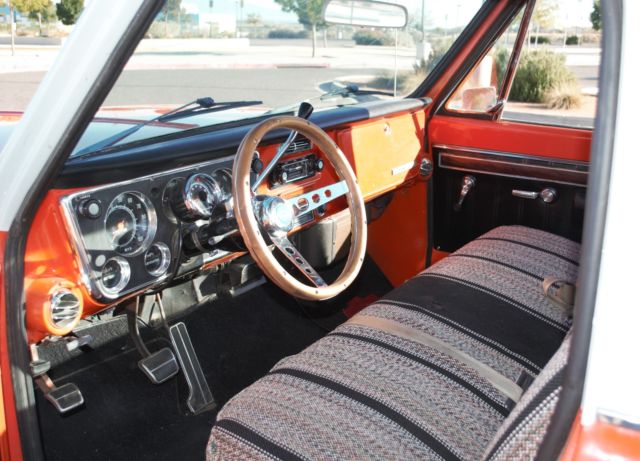 1970 Orange Chevrolet C-10 Standard Cab Pickup