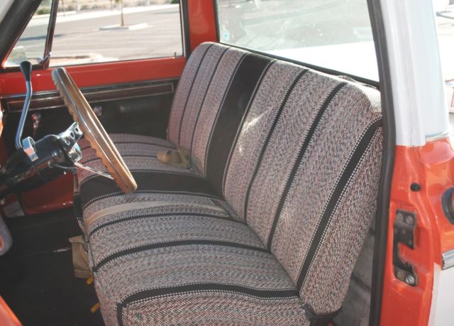 1970 Orange Chevrolet C-10 Standard Cab Pickup