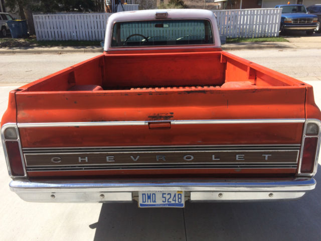 1970 Orange Chevrolet C-10