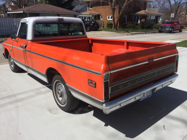 1970 Orange Chevrolet C-10