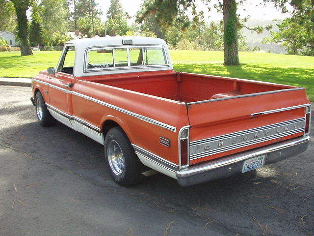 1970 Orange Chevrolet C-10