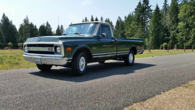 1970 Green Chevrolet C-10 Standard Cab Pickup