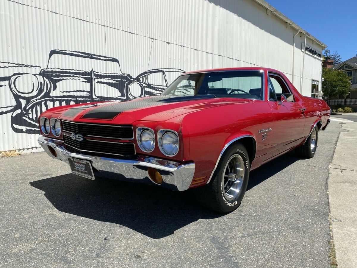 1970 Red Chevrolet El Camino Truck